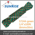 57244-green# 6mmx30m ultra high performance polypropylene rope china professional leading manufacturer